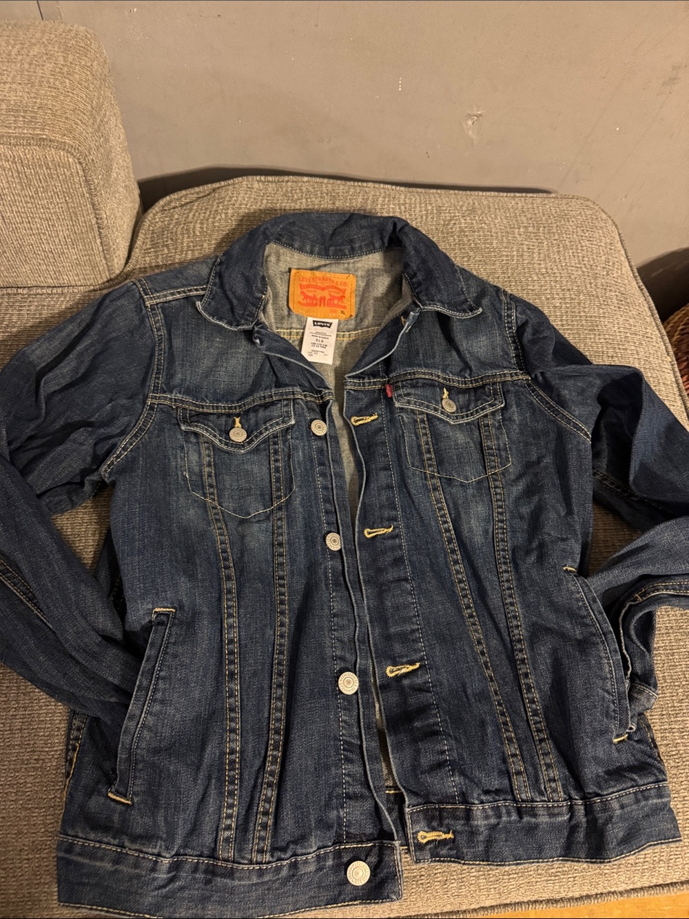 Levi's Kids Denim Jacket in Dark Blue